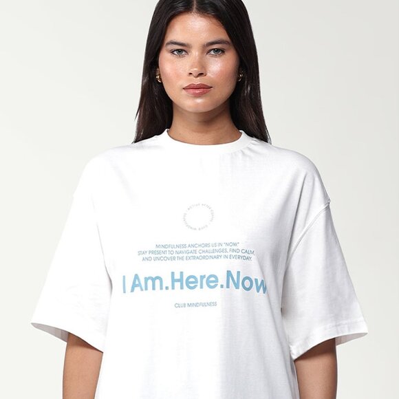 Active After Coffee I Am. Here. Now Tee Unisex Size M New - Picture 2 of 11